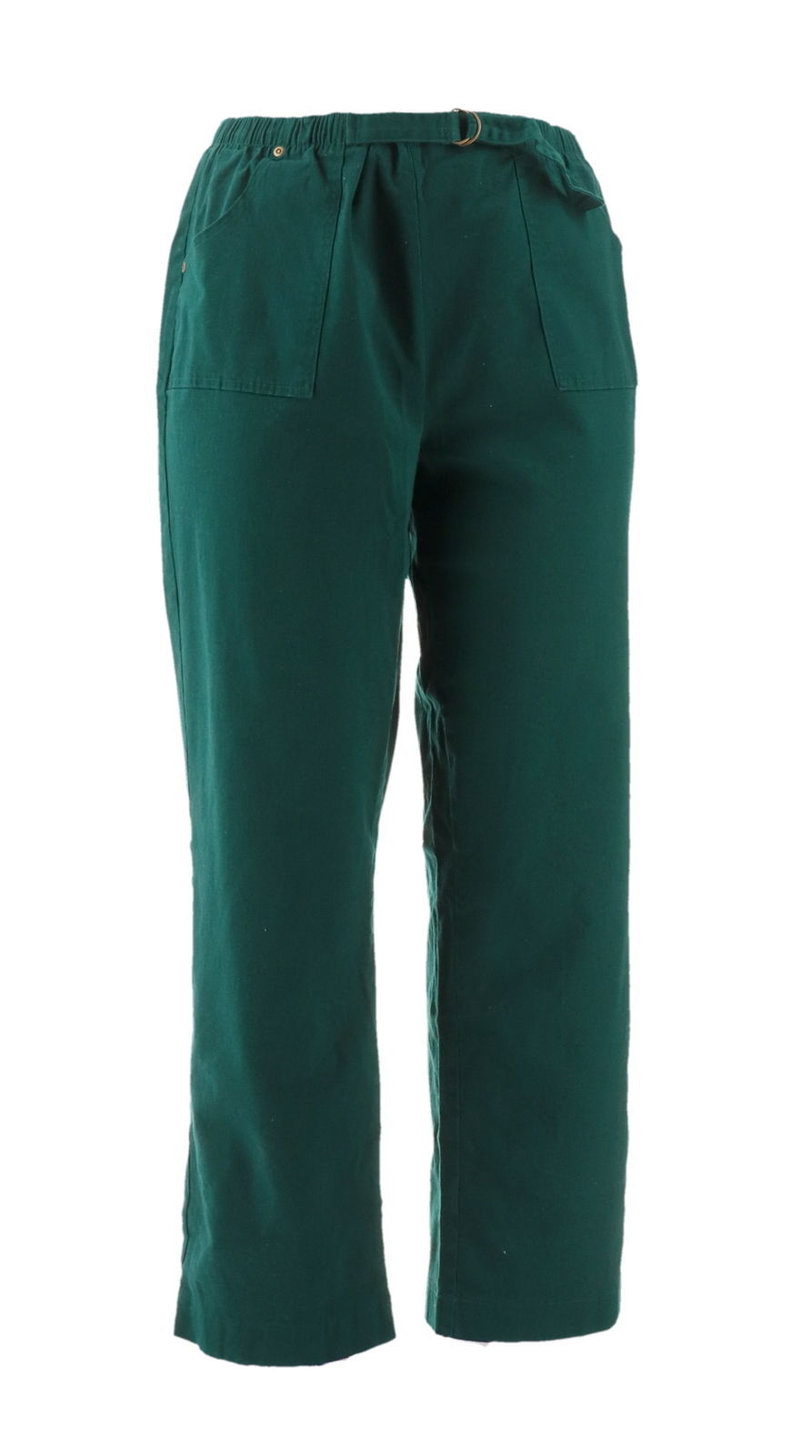 Denim & Co Tall Orig Waist Stretch Denim Pull-On Pants Evergreen 2X NEW A69563 - $21.76