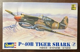 Revell P-40B Tiger Shark Military Airplane 1:48 Scale Model -NIB - Sealed In Bag - $16.01
