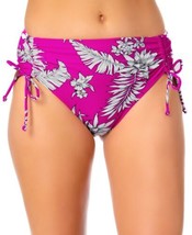 California Waves Womens Floral-Print High-Waist Bikini Bottoms, Small, M... - $19.79