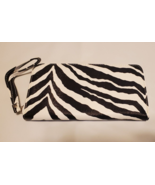I Squared Wristlet Wallet Zebra Print Zip Around New - £11.61 GBP