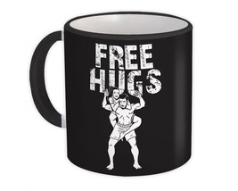 Free Hugs Jiu Jitsu : Gift Mug Rear Naked Choke BJJ Mata Leão Kamasutra - £12.45 GBP
