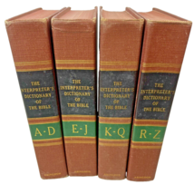 The Interpreters Dictionary of the Bible 1962 Abington 4 Volumes Religious Vtg - £19.65 GBP
