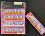 Lot of 5 Vintage Carefree Bubble Gum Packs - 1980s Unopened NOS - $64.34