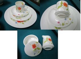 Mikasa Japan China Just Flowers 4 PCS/ 3PCS Set - Creamer Sugar Pick 1 - £22.94 GBP+