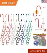 60PCS S Hooks for Hanging, Heavy Duty S Shaped hooks, Colored Metal S ho... - $31.55