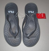 Fila Sport Flip Flop Sandals Summer Beach Shoes Women&#39;s Size LARGE 9/10 Flexible - £17.60 GBP