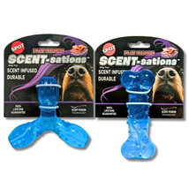 2 Pack, Spot Scent-Sations Scent Infused Dog Toy Trident &amp; Bone Bacon Fl... - $264.87 MXN
