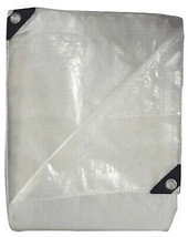 KAPS Tex 235450 30 x 50 ft. 5.1 oz Tru-Guard 10 Mil Silver &amp; Black Heavy... - $211.78