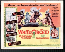 White Orchid 11&quot;x14&quot; Title Lobby Card #1 Peggie Castle William Lundigan - £34.88 GBP