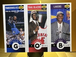 1996 Upper Deck Kobe Bryant RC M129 / Garnett / O&#39;neal  - £13.38 GBP