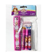 Sofia the First Stationery Set Ruler Marker Pens Notepad Birthday Party ... - €5,04 EUR