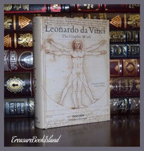 The Graphic Work of Leonardo da Vinci Art Paintings New Sealed Deluxe Hardcover - £30.08 GBP