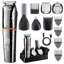 Hair Trimmers,Beard Trimmer,6 in 1 Kit Electric Cordless Nose Trimmer Mens - £28.18 GBP
