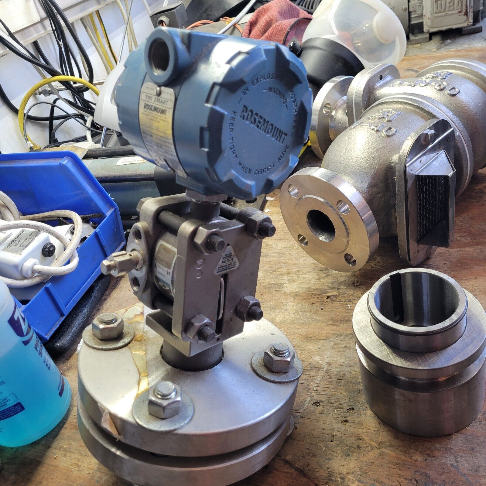 Rosemount 1151 SMART 1151LT5SA0F22DL4 Flange Pressure Transmitter NEW US... - $494.01