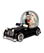 Moonlight Manor Skeleton Couple Wedding Bride Groom Musical Car Hallowee... - $564.52 MXN