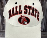 Ball State Cardinals White Embroidered Strap Back Adjustable Trucker Hat... - $14.50
