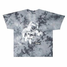 NASA Space Gray Tie Dye Men&#39;s Astronaut Graphic T-Shirt in XL - £14.93 GBP