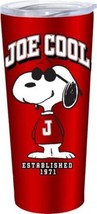 Peanuts Snoopy As Joe Cool 22 ounce Stainless Steel Travel Mug NEW UNUSE... - $24.18