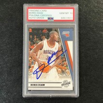 2010-11 Panini Season Update #74 Boris Diaw Signed Card AUTO 10 PSA Slabbed Bobc - $79.99