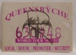 QUEENSRYCHE - VINTAGE ORIGINAL CONCERT TOUR CLOTH BACKSTAGE PASS ***LAST... - £7.99 GBP