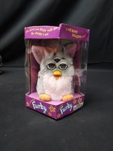 New In Box FURBY 1998 Tiger Electronics 70-800 Vintage Toy Pink Gray Leopard - £45.16 GBP