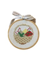Counted Cross Stitch Christmas Ornament Cottage Core - £3.15 GBP