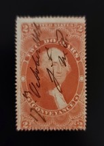 1862-71 $2 U.S. Internal Revenue, George Washington, Scott R81c, Conveya... - $2.29