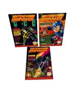 Lot of 3 Nintendo Power Magazines Volume 20, 23, 24 with Posters - $30.00