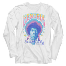 Jimi Hendrix Pastel Both Sides of the Sky Long Sleeve T Shirt Rock Star Legend - £24.77 GBP+