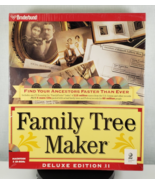 Vintage Windows Original Family Tree Maker 1996 Deluxe Edition II NEW Se... - $34.55