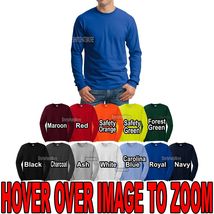 BIG MENS Gildan Long Sleeve T-Shirt Cotton Sizes 2XL, 3XL, 4XL, 5XL Tee NEW - £15.58 GBP+