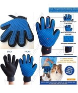 True Touch Deshedding Pet Brush Glove Grooming Pet Hair Glove for Cats, ... - £11.97 GBP