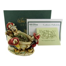 Disney Harmony Kingdom Mickey and Friends Sleigh Ride Figure Trinket Box - $38.69