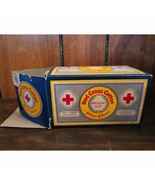 NOS Vintage Johnson &amp; Johnson - Red Cross Cotton w/Box - Medium Size - £6.37 GBP