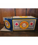 NOS Vintage Johnson &amp; Johnson - Red Cross Cotton w/Box - Medium Size - £6.28 GBP