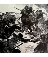 Cossacks Battle Austrian Cavalry Soldiers WW1 Print 1917 Militaria War S... - $550.13 MXN