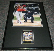 Bob Abreu HR Derby Signed Framed 11x17 Photo Display Yankees - £50.59 GBP