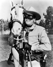 The Lone Ranger Clayton Moore 16x20 Poster with Silver his horse - £15.74 GBP
