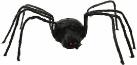 Halloween Giant Black Spider Haunted House Prop 80in Scary Party Yard Decoration - £38.63 GBP