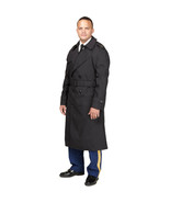 ARMY Regulation Uniform Black Trench Overcoat All Weather ASU Jacket ALL... - $52.36 CAD