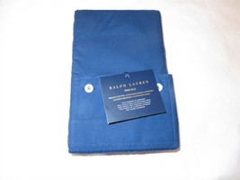 Ralph Lauren Palmer Percale Organic Standard Pillowcases $125 Harbor Blue - $769.98 MXN