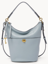 Fossil Talulla Small Hobo Shoulder Bag Blue Leather SHB3035180 NWT $230 MSRP FS - £89.93 GBP