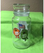 Vintage M&amp;M Candy Glass Jar &quot;Games Of The Olympiad&quot; - £23.46 GBP