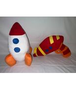 Disney Store Buzz Lightyear Pizza Planet Large Plush Rocket &amp; Blaster Gu... - $1,452.85 MXN