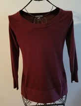 Kasota Rose ~ Blended Fabric ~ Women&#39;s Size Medium ~ Burgundy Color Sweater - £17.73 GBP