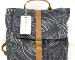 Lu &amp; Elle Canvas Backpack Grey NWT - $33.24