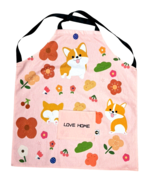 Corgi Apron Pink Floral Pocket Bib Puppy Dog Love Home Nayo - €9,81 EUR
