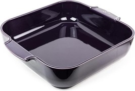 Peugeot Appolia Square Oven Dish Ceramic Baker with Handles - Purple - $1,056.69 MXN