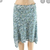 Emaline Petite Bora Bora 2019 Floral Green Asymmetrical Lined Skirt NWT - £19.93 GBP