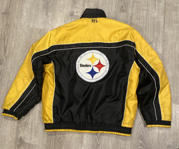 Vintage Pittsburgh Steelers NFL GIII G3 Jacket Coat LARGE L NICE - $52.97